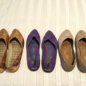 Toms Jutti Flats, size 8.5